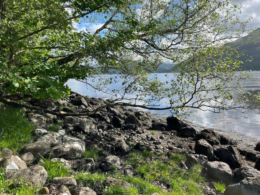 Waterside 3 Bed Cottage, Hot Tub, Sauna, Pvt Beach Arrochar Luaran gambar