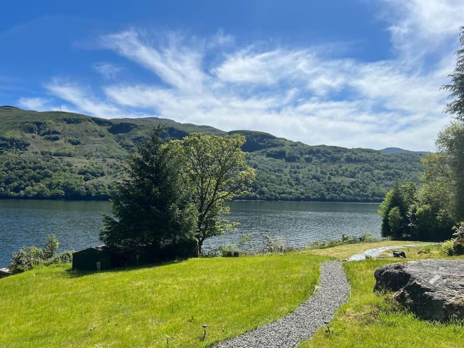 Waterside 3 Bed Cottage, Hot Tub, Sauna, Pvt Beach Arrochar Luaran gambar