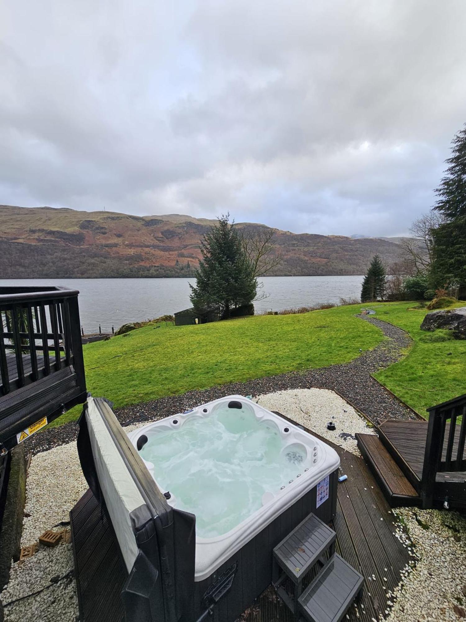 Waterside 3 Bed Cottage, Hot Tub, Sauna, Pvt Beach Arrochar Luaran gambar