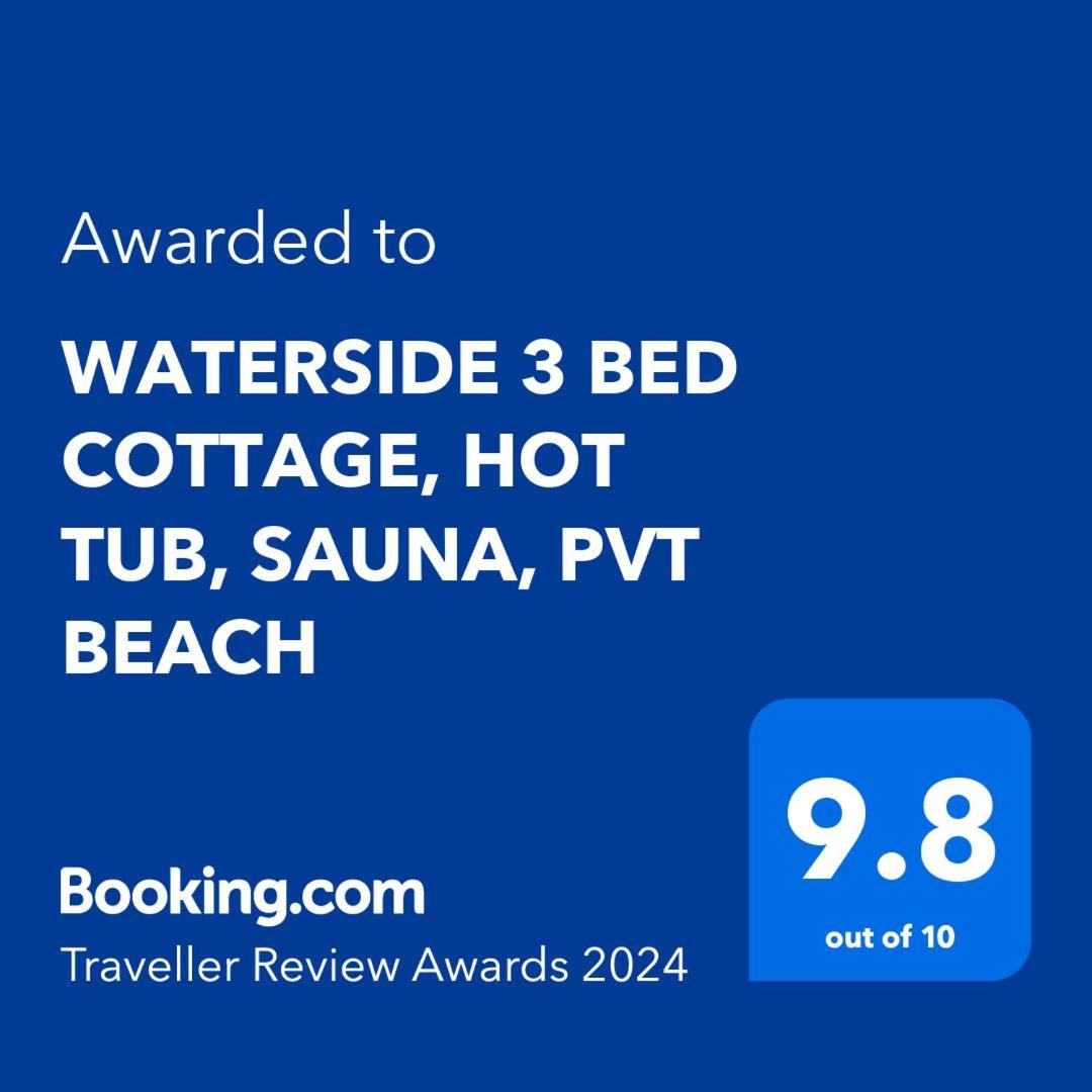 Waterside 3 Bed Cottage, Hot Tub, Sauna, Pvt Beach Arrochar Luaran gambar
